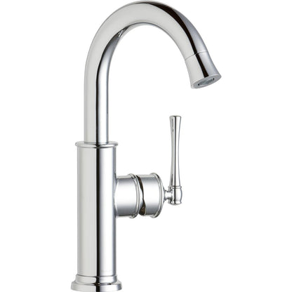 Elkay Explore LKEC2012CR Single Hole Bar Faucet with Forward Only Lever Handle - Chrome