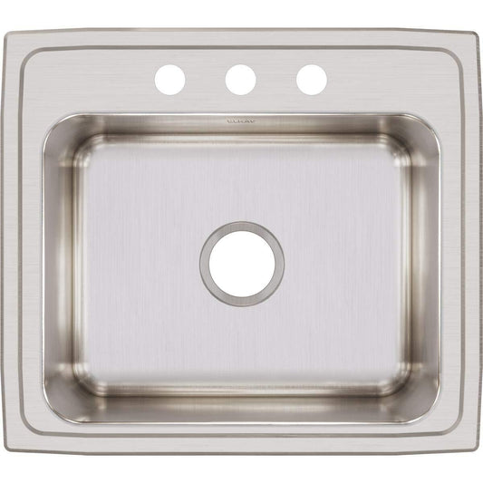 Elkay Lustertone DLR2219103 Single Bowl Top Mount Stainless Steel Sink