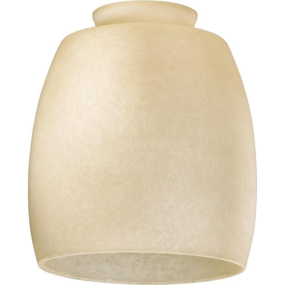 Quorum International 2843 2.25" Amber Scavo Barrel Glass Shade Warm Amber