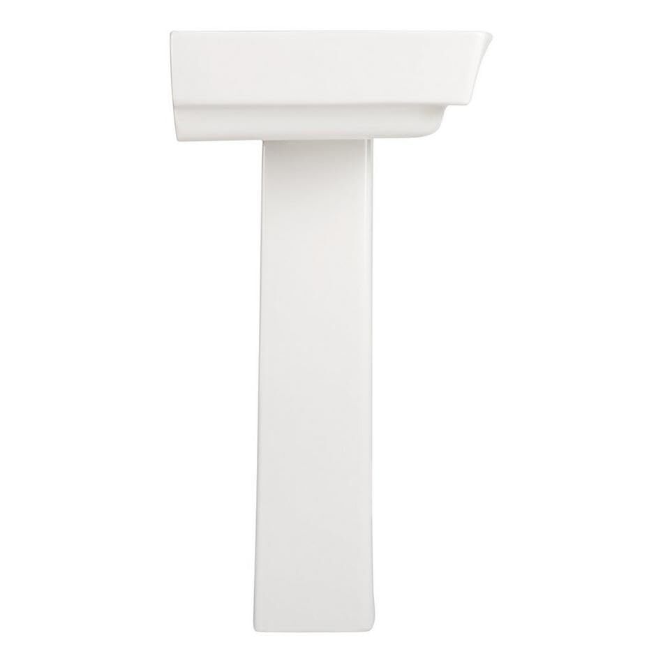 Signature Hardware Pentero Pedestal ONLY - White