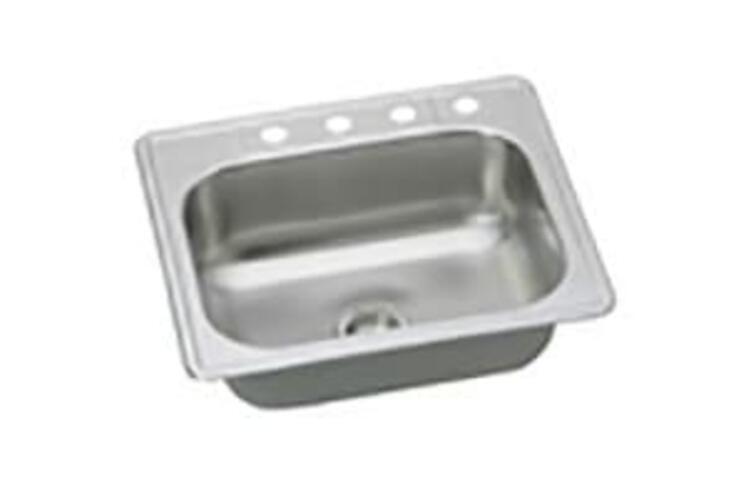 PROFLO PFSR252271A Bealeton 25"Drop In Single Basin Stainless Steel Kitchen Sink