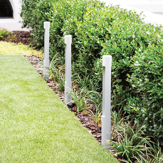 Hinkley Atlantis 15601TT - 12V Round Landscape Bollard-Aluminum-Titanium Finish