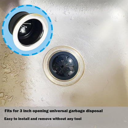 2 Pcs Garbage Disposal Splash Guard Replacement Waste King and GE Models, 3 1/8"