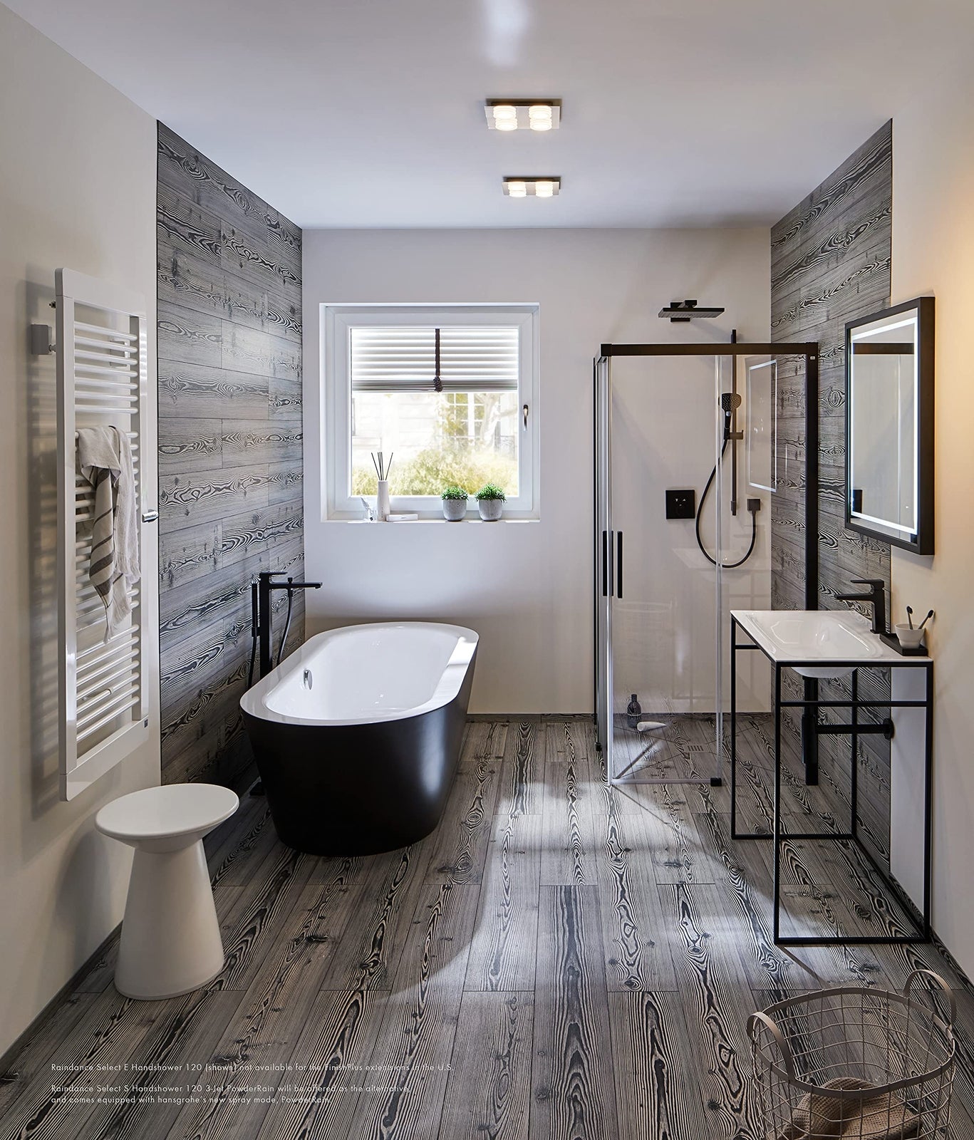 hansgrohe Techniflex Handheld Shower Hose 63-inch Matte Black, 28276673