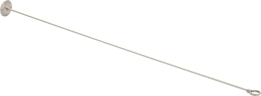 Signature Hardware 466833 36" Steel Shower Rod Ceiling Support - Brushed Nickel