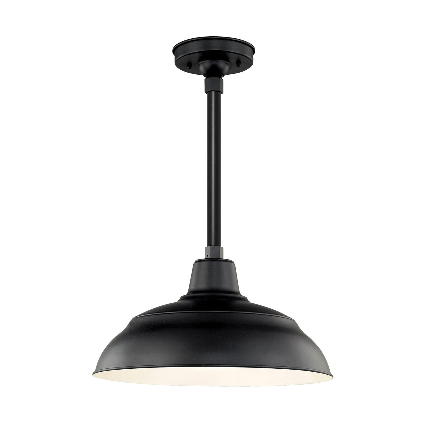 Millennium RWHS17-SB One Light Warehouse Shade, Black