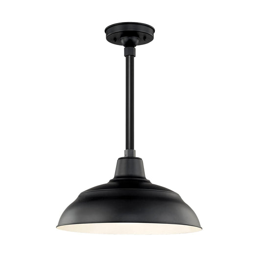Millennium RWHS17-SB One Light Warehouse Shade, Black