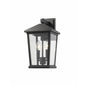 Z-Lite 568M-BK 2 Light Outdoor Wall Sconce, Black
