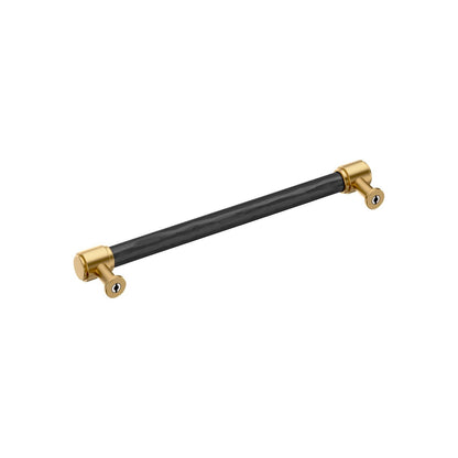 Signature Hardware SH53202BG Lazzara 7-9/16" Hammered Cabinet Pull-Brushed Gold