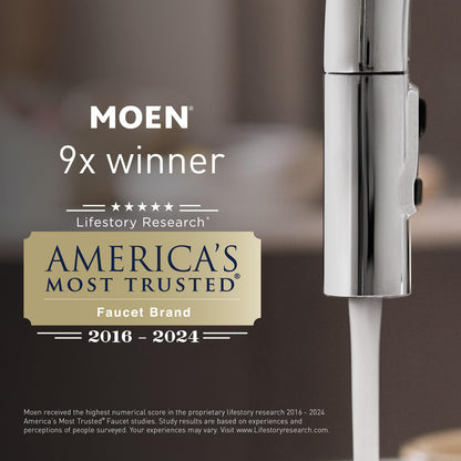 Moen Weymouth Brushed Gold 1.32" Brass Cabinet or Drawer Knob, YB8405BG