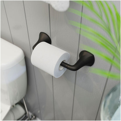 Pfister BPH-MCABB McAllen Wall Mounted Pivoting Toilet Paper Holder-Matte Black