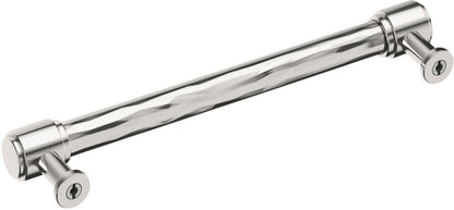 Amerock BP37539BBZG10 Lazzara 6-5/16" Hammered Cabinet Pull-Golden/Satin Nickel