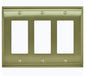 Amerock BP36506BBZ Wall Plate Golden Champagne 3 Rocker Switch Plate Cover
