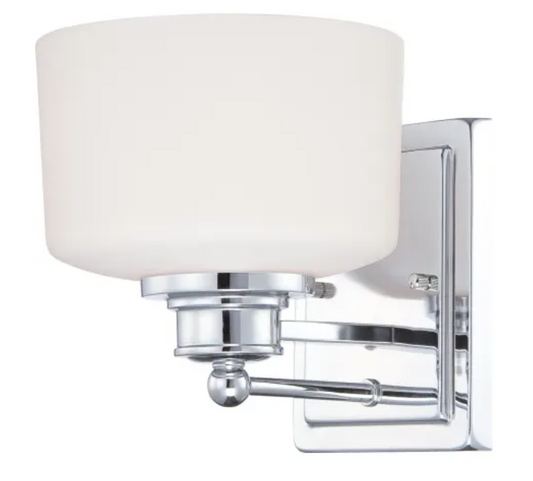 Nuvo Lighting 60/4581 Soho Single Light 7" Wide Bathroom Sconce w/Glass Shade
