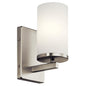 Kichler 45495NI Crosby 9.25" Wall Sconce in Brushed Nickel