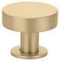 Emtek 86321US4 Cadet 1" Mushroom Cabinet Knob - Satin Brass