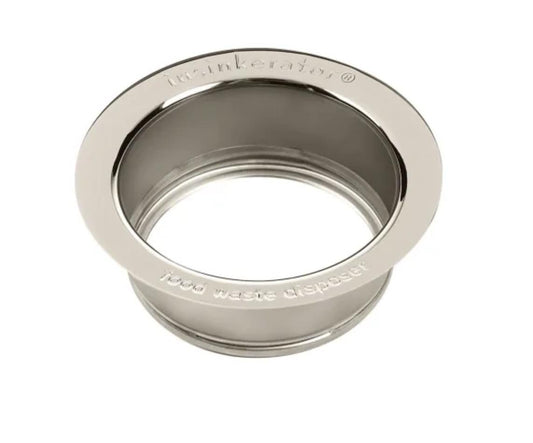 InSinkErator Disposer Sink Flange with Stopper - Polished Nickel