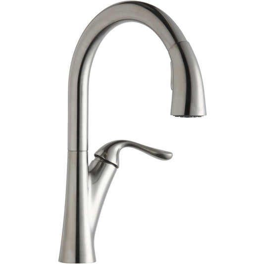 Elkay Harmony LKHA4031CR One Hole Kitchen Faucet Pull-down Lever Handle Chrome