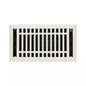 Signature Hardware - Contemporary Steel Floor Register - Almond 6" X 14"