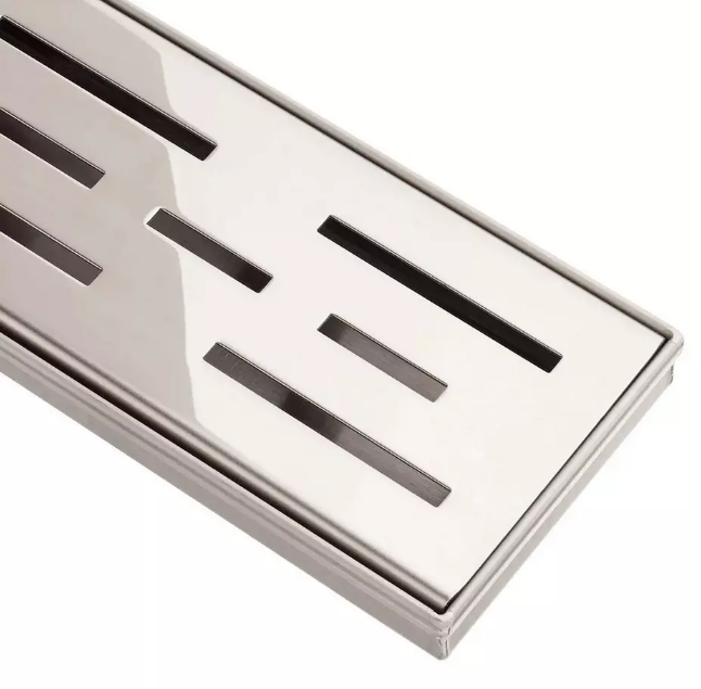 Signature Hardware Effendi 24" Outdoor Linear Shower Drain - Polished SS