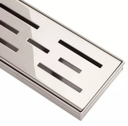 Signature Hardware Effendi 24" Outdoor Linear Shower Drain - Polished SS