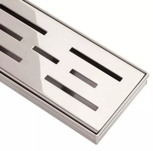 Signature Hardware Effendi 24" Outdoor Linear Shower Drain - Polished SS