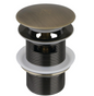 Kingston Brass VTDESHOEAB Trimscape Toe-Touch Tub Overflow-Antique Brass