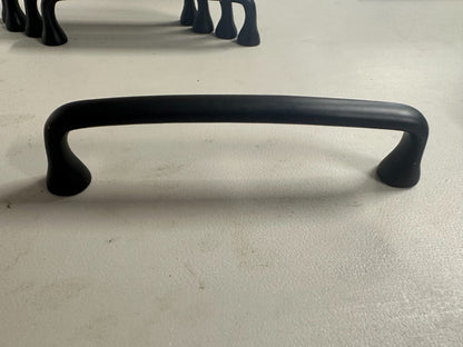 Signature Hardware - Orbin Brass 5" Black Cabinet pulls-several units available