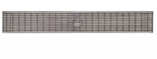 Signature Hardware 24" Carmen Linear Shower Drain- Polished Stainless Steel