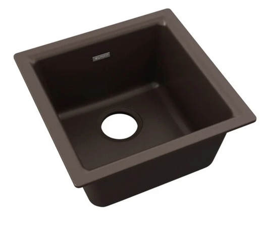 Elkay ELG1616MC0 Quartz Classic 15 3/4 Inch Single Bowl Dual Mount Bar Sink