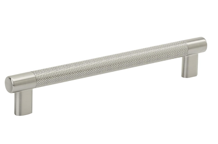 Amerock - BP36559G10 - 6-1/4" Center Satin Nickel Cabinet Pull-Bronx Collection