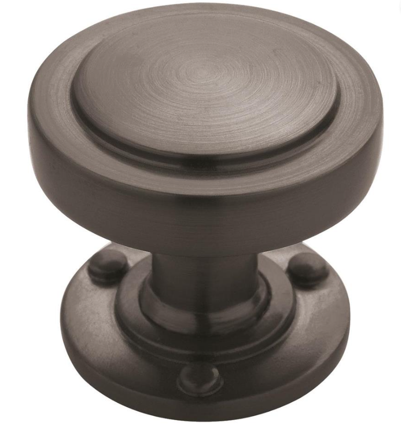 Amerock - ROCHDALE Mushroom Cabinet Knob - 1-1/4" Diameter - Graphite