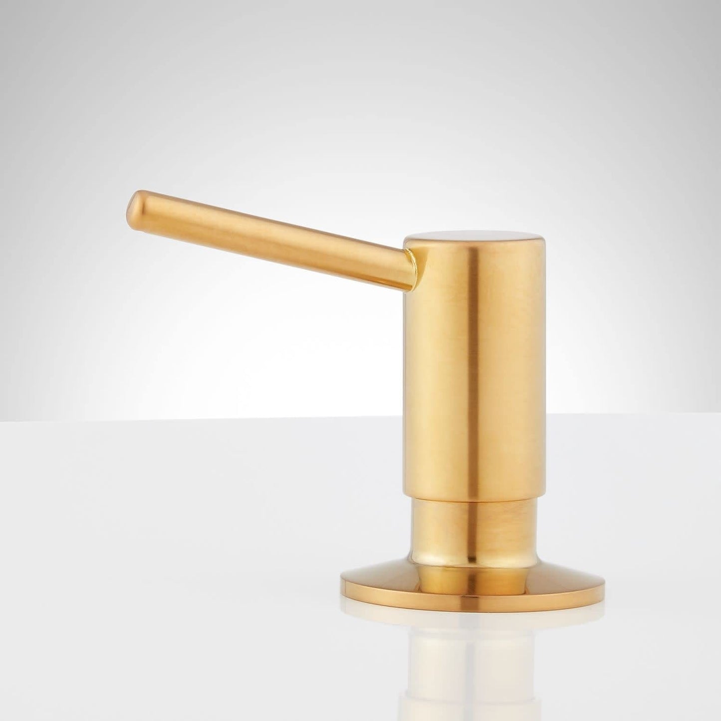 Signature Hardware SH121BG Low-Profile Soap or Lotion Dispenser - Brushed Gold