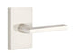 Emtek 5052HLOUS15LH Dummy Modern Rectangular Rosette Helios Lever Satin Nickel