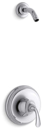 Kohler TLS10276-4-CP Forte Sculpted Rite-Temp® Shower Valve Trim No Head Chrome