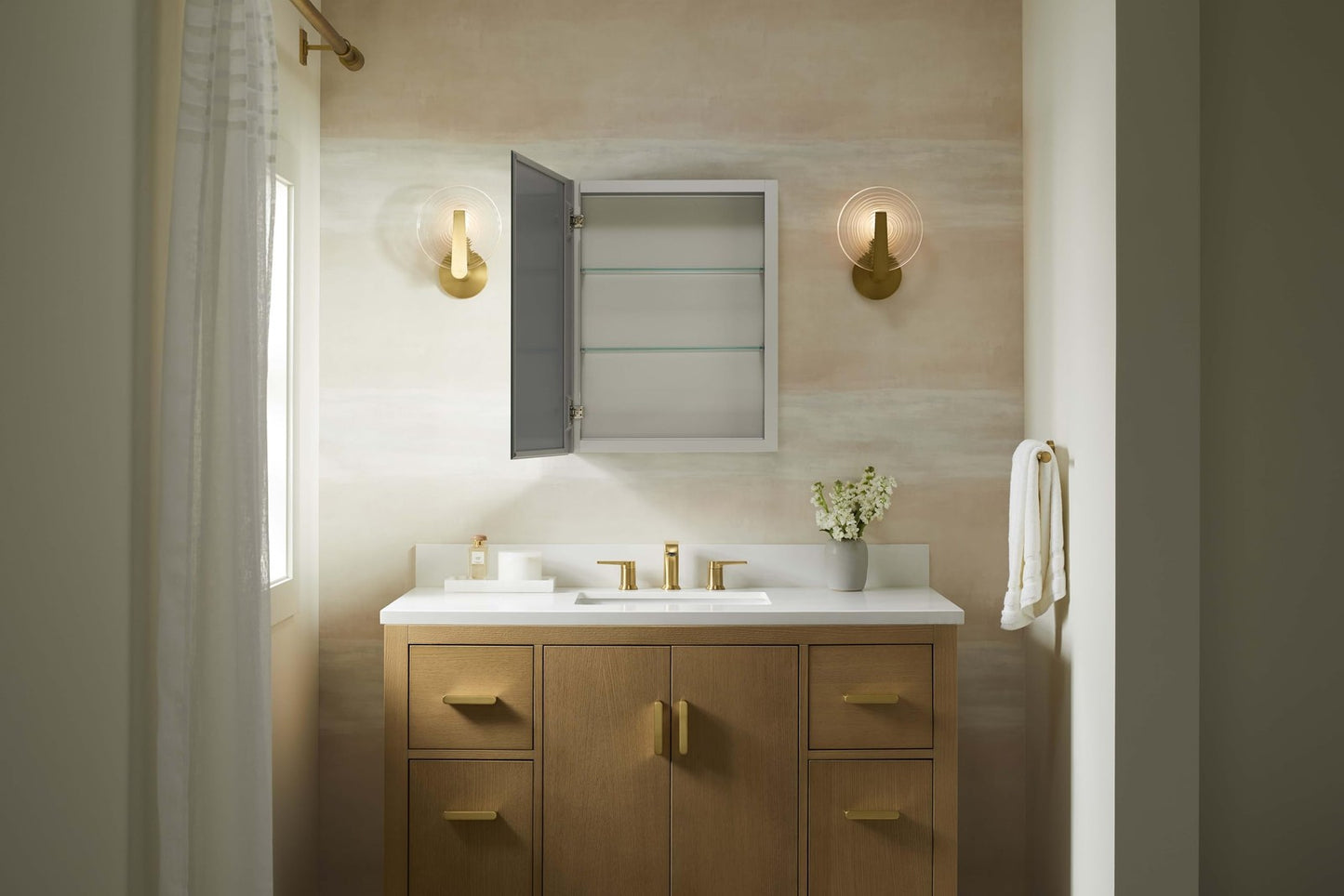 KOHLER K-55062-NA Embark Medicine Cabinet Adjustable Mirrored Door 20x26"