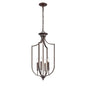 Millennium Lighting 9836-RBZ 4 Light Pendant Rubbed Bronze