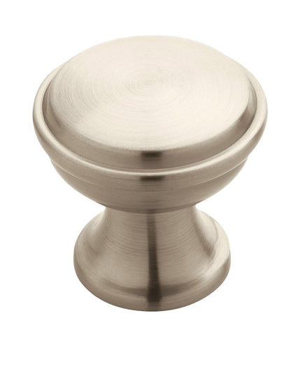 Amerock Westerly 1-3/16 Inch Mushroom Cabinet Knob, Satin Nickel, BP53718G10