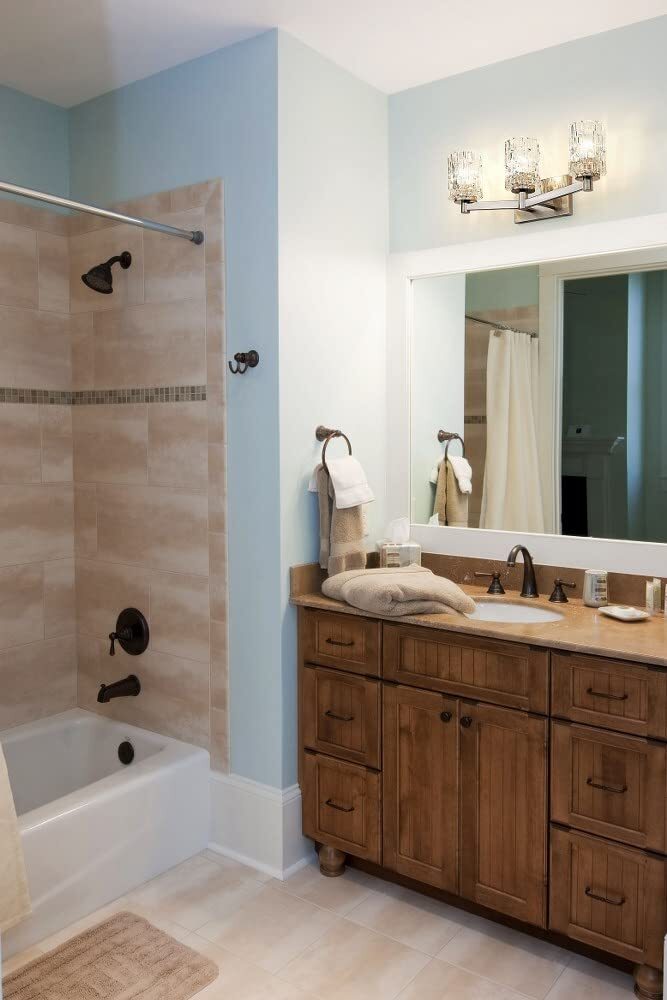 Z-Lite 3 Light Vanity 1931-3V-BN, Clear