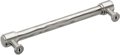 Amerock BP37539BBZG10 Lazzara 6-5/16" Hammered Cabinet Pull-Golden/Satin Nickel