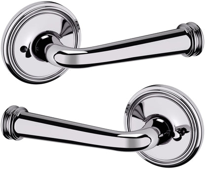 Baldwin 5116.044.PRIV Privacy Door Lever Set w/Rose - Lifetime Satin Brass