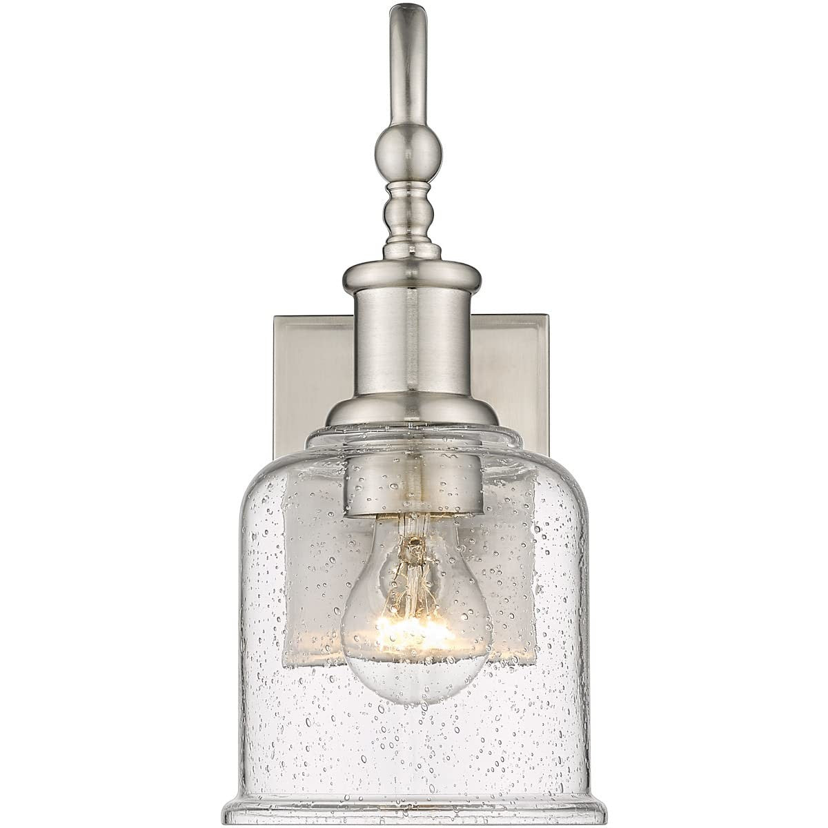 Z-Lite 1 Light Wall Sconce 734-1S-BN Brushed Nickel
