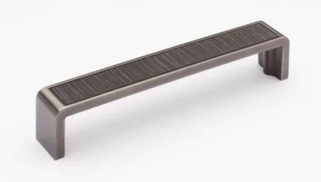 Sietto P-2001-6-G Brushed 6" C2C Handle Cabinet Pull Gunmetal