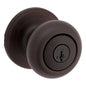 Kwikset 400CV-11P Cove Keyed Entry Knob Smartkey Security Venetian Bronze