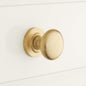 Signature Hardware EH-1014-1 - 1-1/4" Diameter Round Cabinet Knob-Satin Brass
