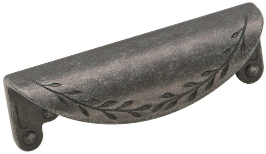 Amerock BP1582WID Nature's Splendor Cabinet Cup Pull Wrought Iron Dark 3" C2C