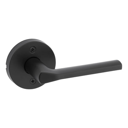 Kwikset 720LSLRDT-514 Lisbon Interior Passage Door Lever Reversible Matte Black