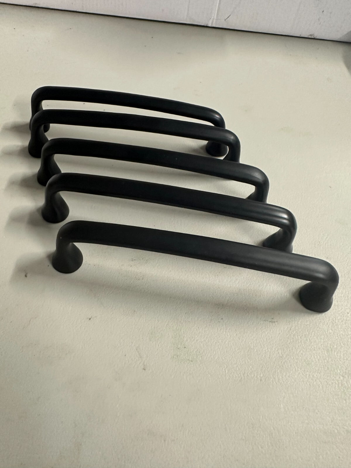 Signature Hardware - Orbin Brass 5" Black Cabinet pulls-several units available