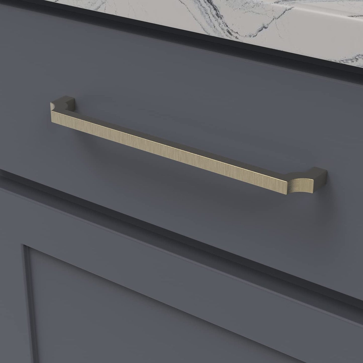 Belwith Keeler B076645-CBZ Monarch Pull 8-13/16" C2C Champagne Bronze Finish