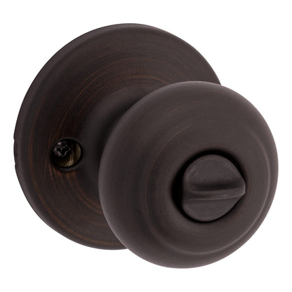 Kwikset 400CV-11P Cove Keyed Entry Knob Smartkey Security Venetian Bronze